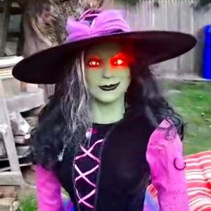 RARE! 2014 Gemmy Sarah the Sassy Witch